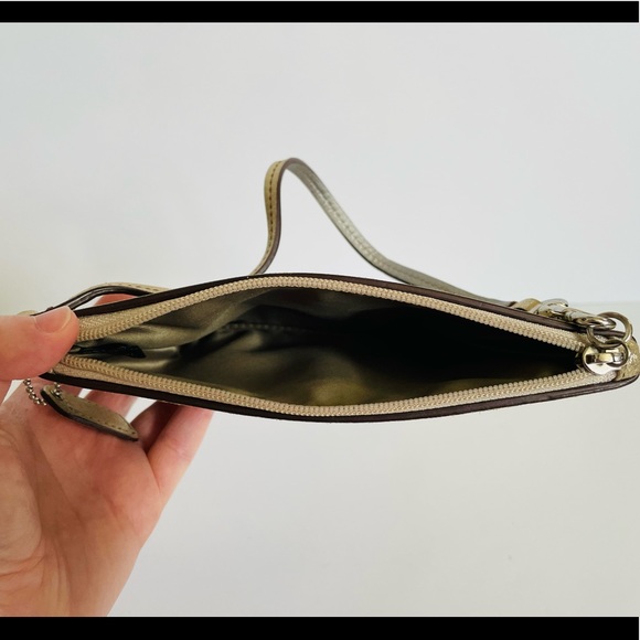 Coach Signature C Pattern Wristlet - Picture 2 of 3